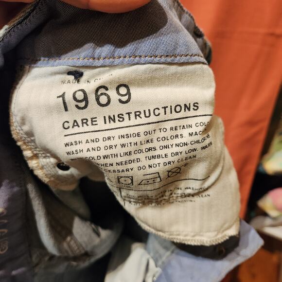 Gap 1969 Sz 8/M Blue Denim Jean Pencil Skirt 4 Pockets w/ Slit Y2K 90s Retro - Picture 6 of 8